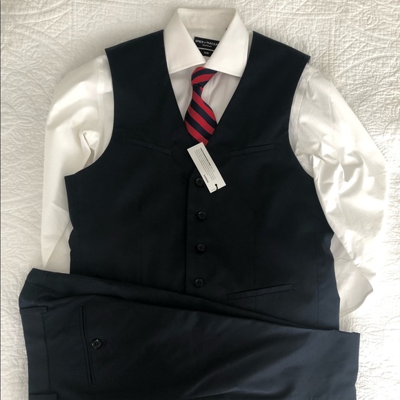 Men’s express trousers and waistcoat.